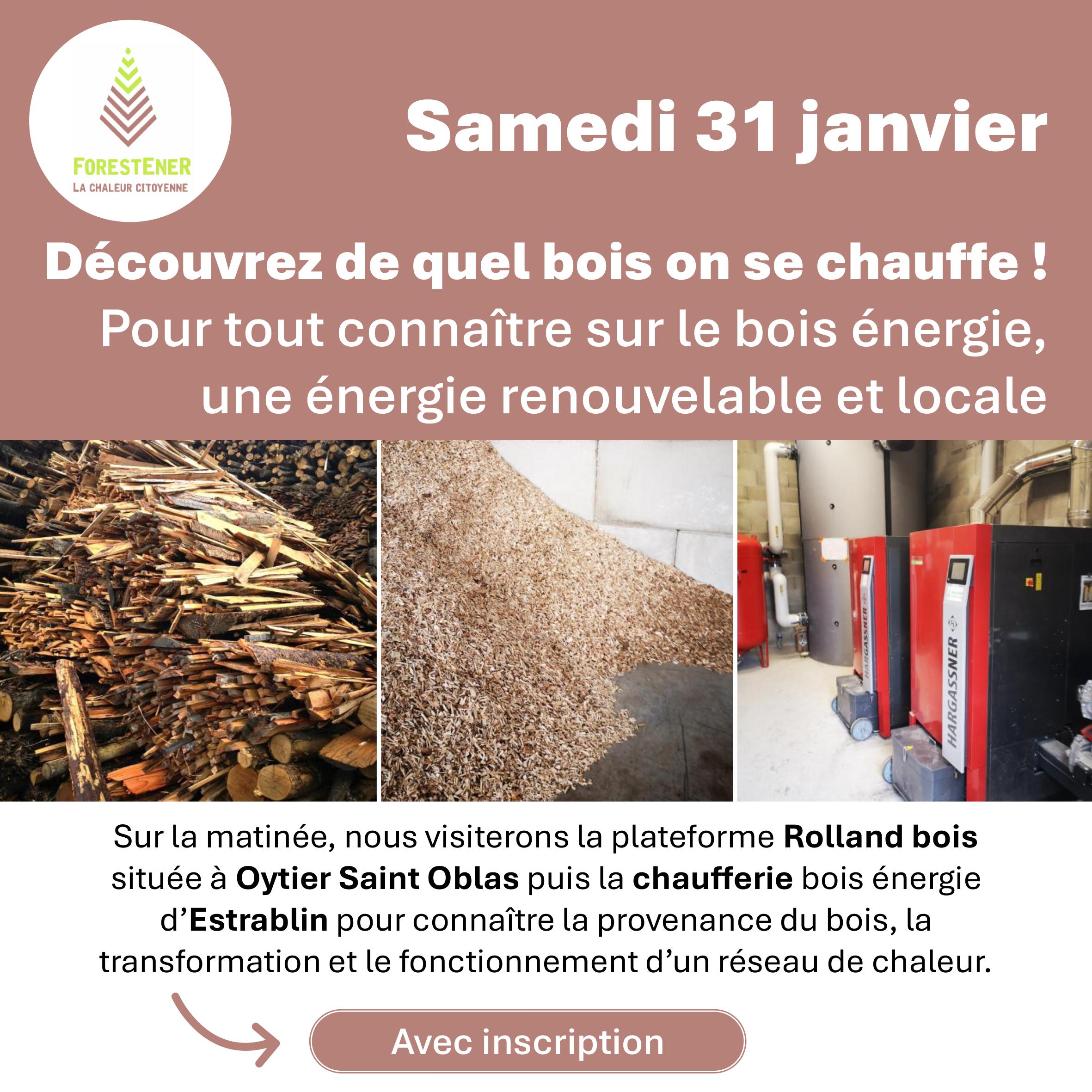 Visite de la plateforme Rolland Bois et de la chaufferie bois d'Estrablin