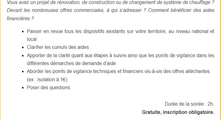 Aides financières à la rénovation énergétique